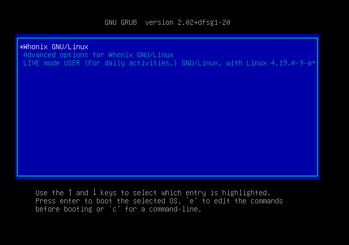 File:Whonix-Host Installed - GRUB booatloader.png