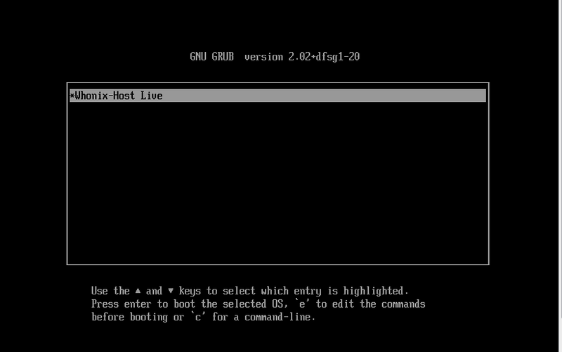 File:Whonix-Host GRUB bootloader (EFI mode).png
